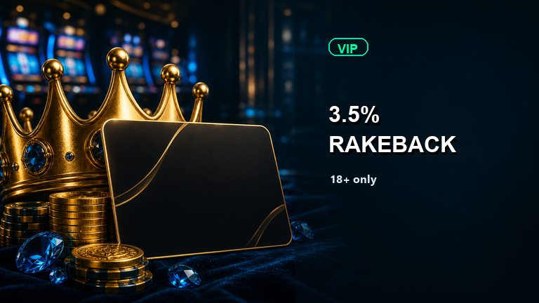 Stake VIP rakeback reloads and rewards